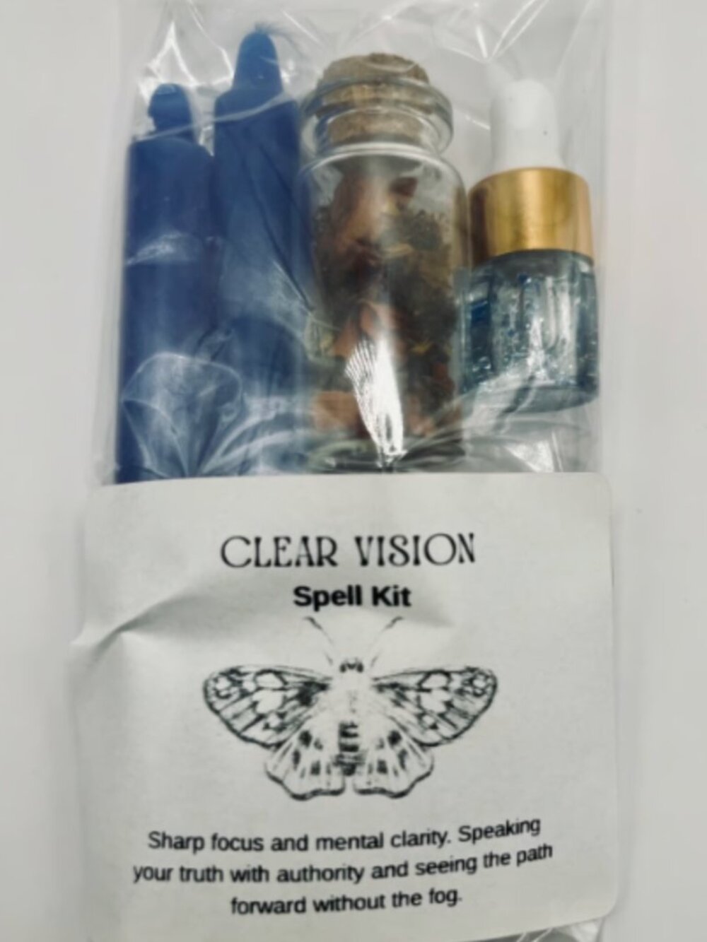 Mini Intention Spell Kit: Clear Vision Ritual with Instructions - Picture 2 of 2